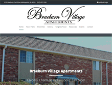 Tablet Screenshot of braeburnvillage.com
